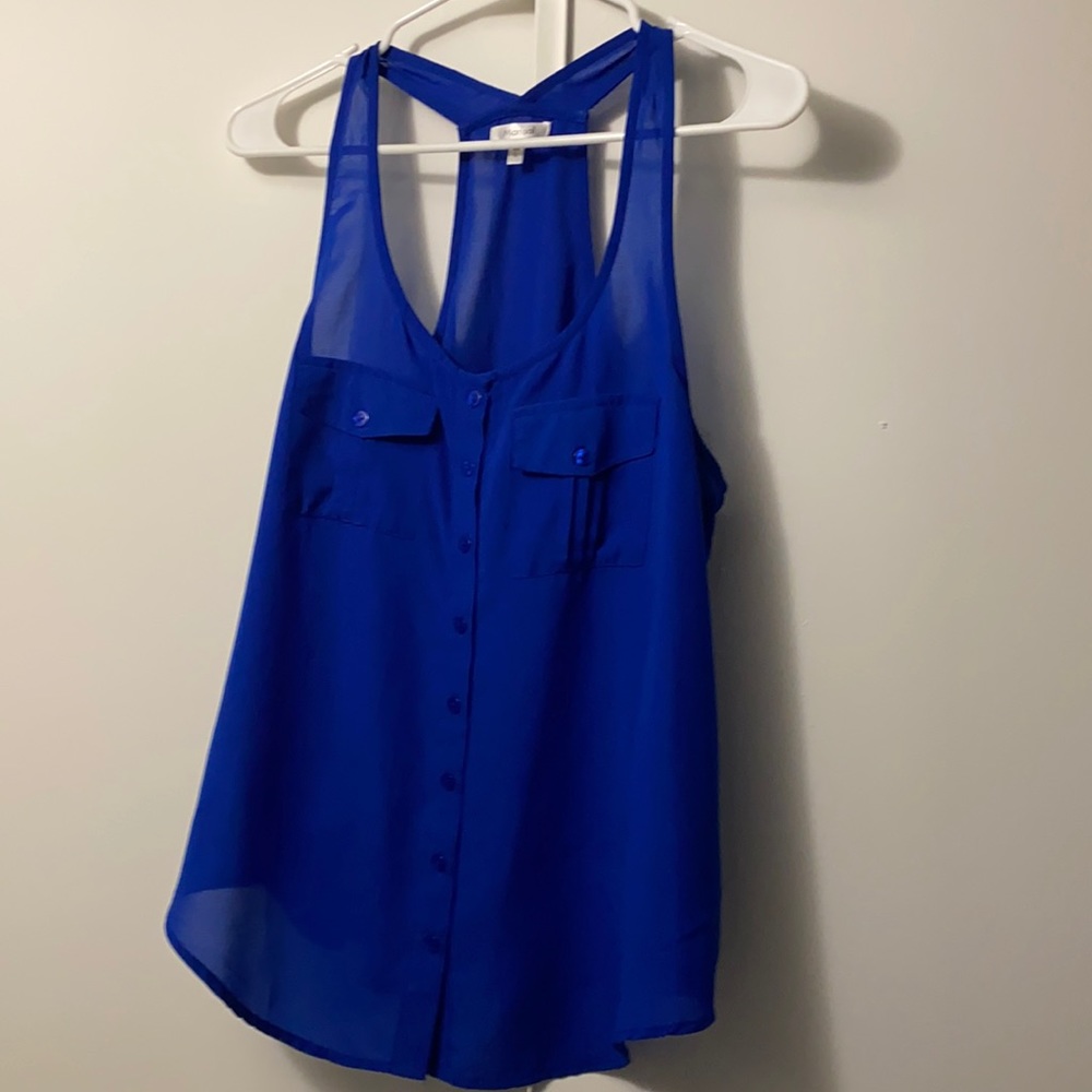 Pretty Blue Button up Blouse